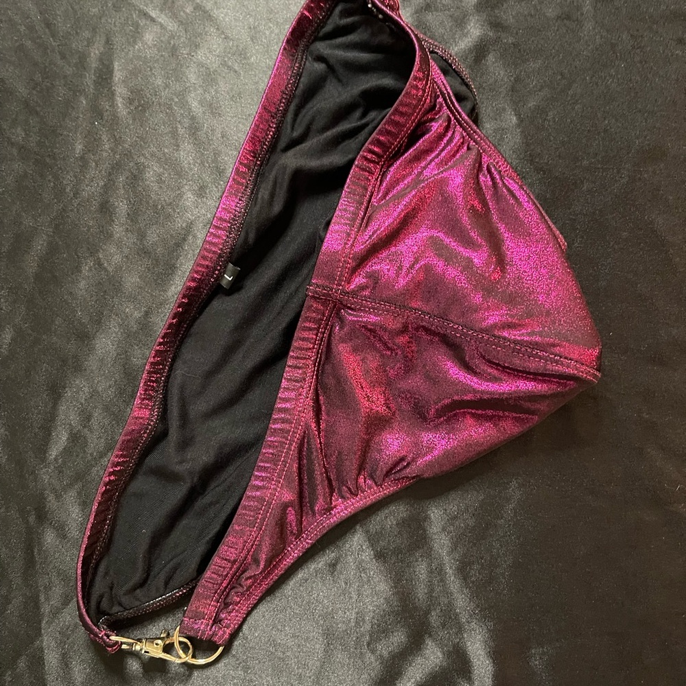 Shimmering Pink Bikini Bottom - Picture 3 of 8